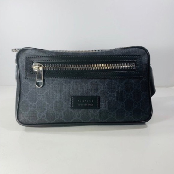 black belt bag gucci
